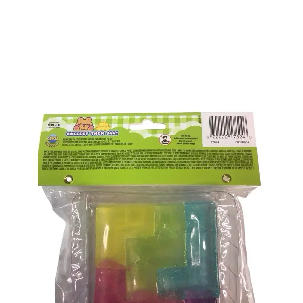 New Glitter Squish Bricks Taba Squishy Fidget Toy Colorful